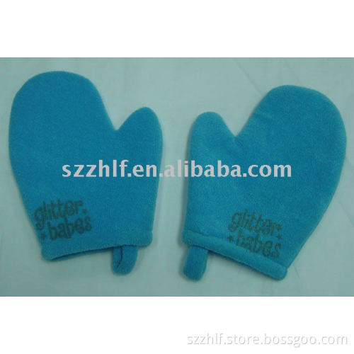 cute baby terry bath glove